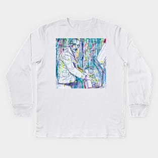 IGOR STRAVINSKY - watercolor portrait. 5 Kids Long Sleeve T-Shirt